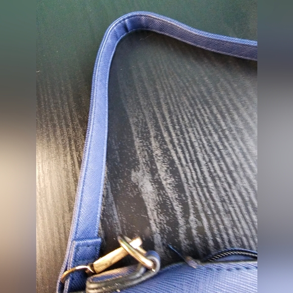 Elim and Paul Blue Cross Body Purse OS - Picture 4 of 11